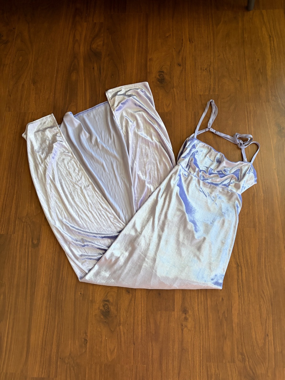 Free People Blue Velvet Dress